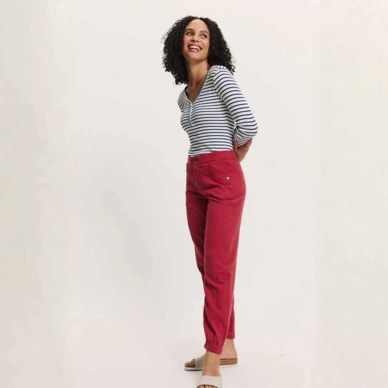 Pantalon "AIDAA" en mousseline - 100% Coton bio