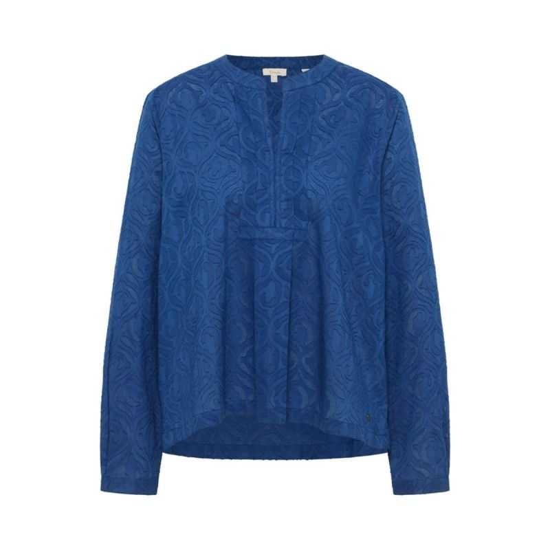 Blouse "BEETTY" à motifs ornementaux - 100% Coton bio