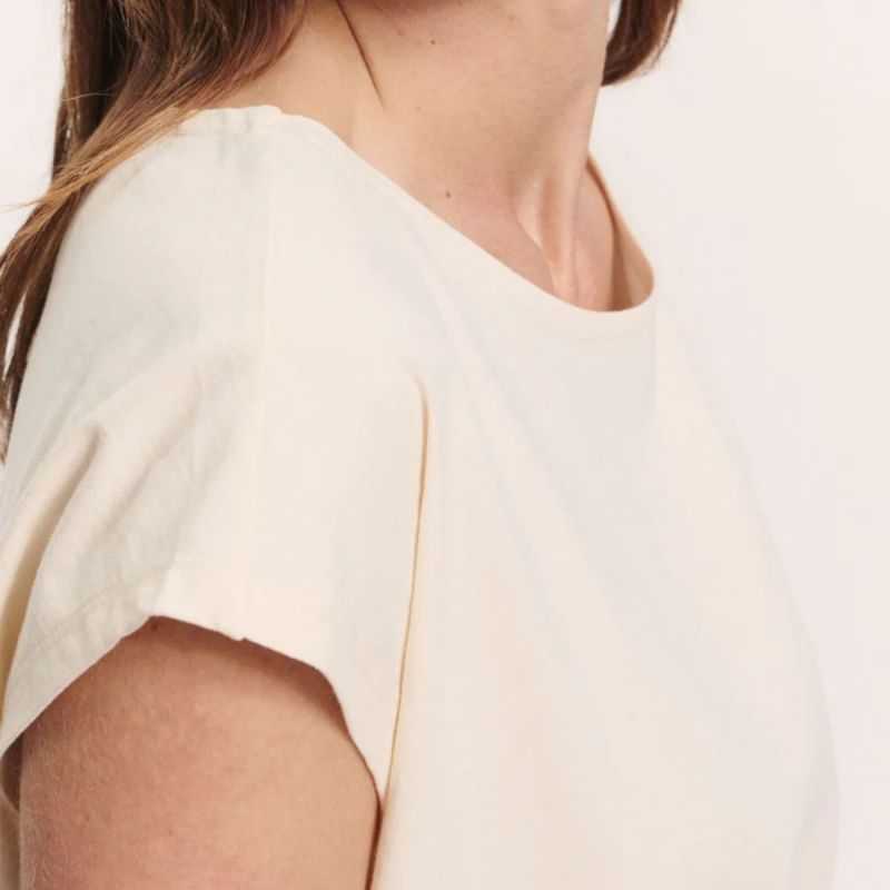 T-shirt "JESSICAA" en jersey flammé - 100% Coton bio