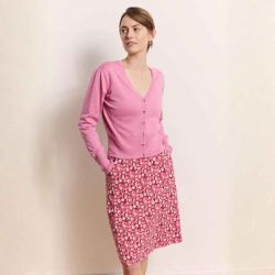 Jupe évasée "JUTAA" imprimé fleuri - Coton bio