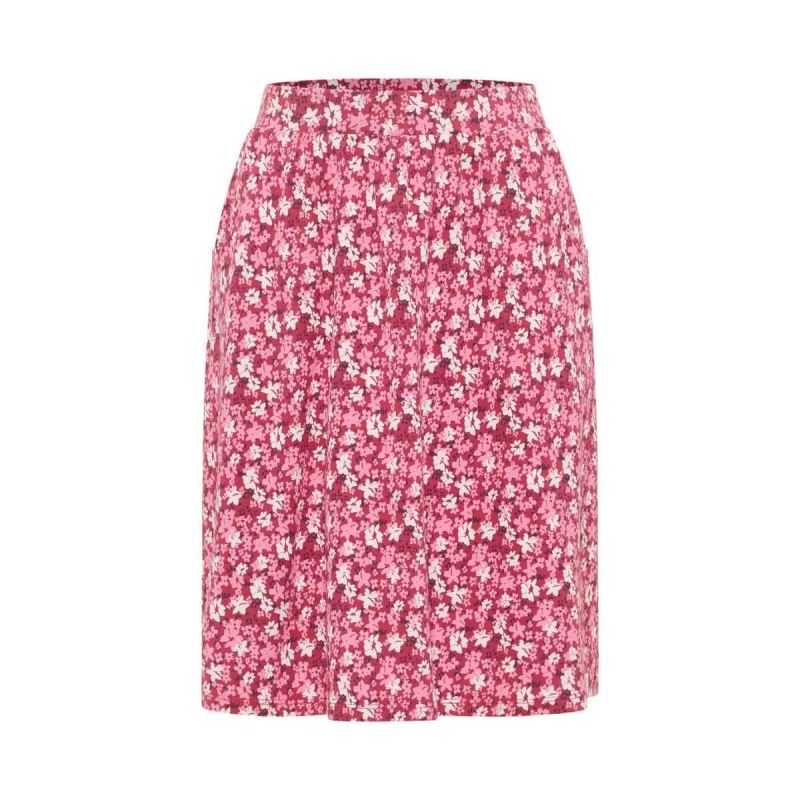 Jupe évasée "JUTAA" imprimé fleuri - Coton bio