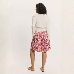 Short fluide "LEAA" imprimé tropical - Viscose EcoVero™