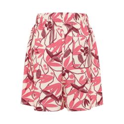 Short fluide "LEAA" imprimé tropical - Viscose EcoVero™