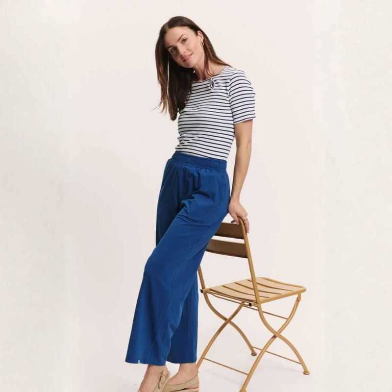 Pantalon coupe ample et fluide "LORENAA" - 100% Coton bio