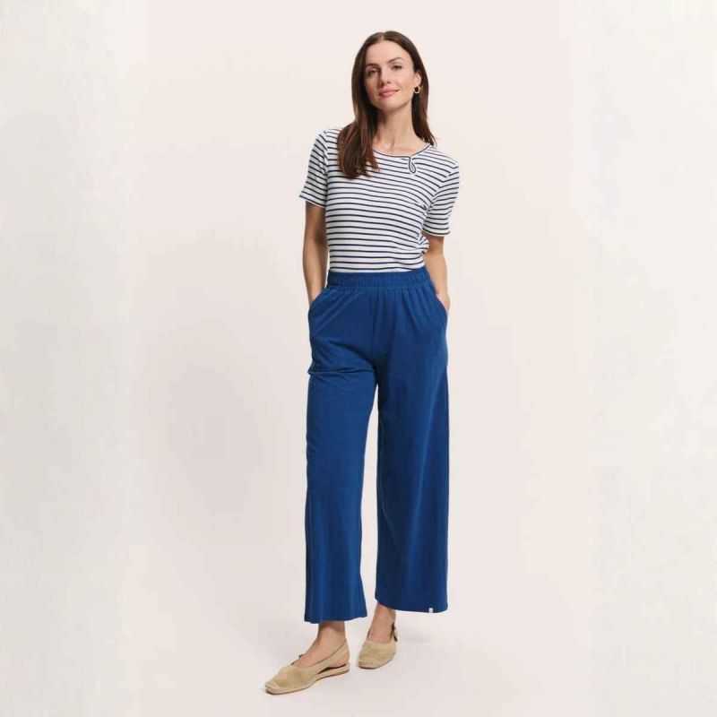 Pantalon coupe ample et fluide "LORENAA" - 100% Coton bio Pantalon coupe ample et fluide "LORENAA" - 100% Coton bio