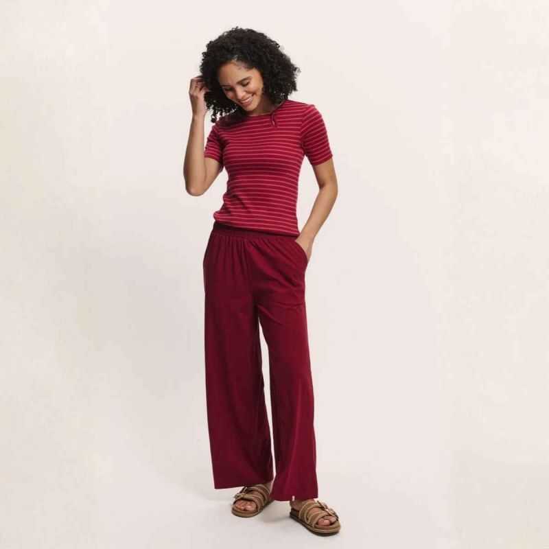 Pantalon coupe ample et fluide "LORENAA" - 100% Coton bio