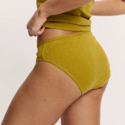 Lot de 2 culottes "PUAA" à cœurs ajourés - 100% Coton bio