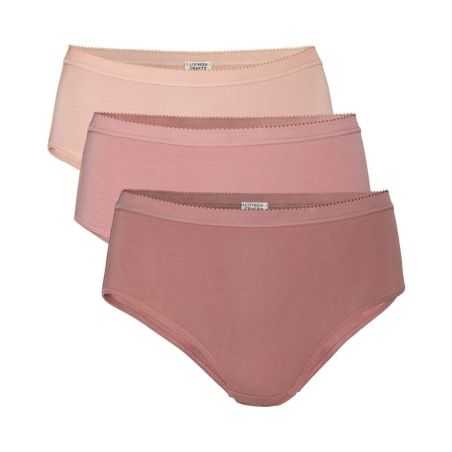 Lot de 3 slips "POLLY" coton bio, GOTS et VEGAN