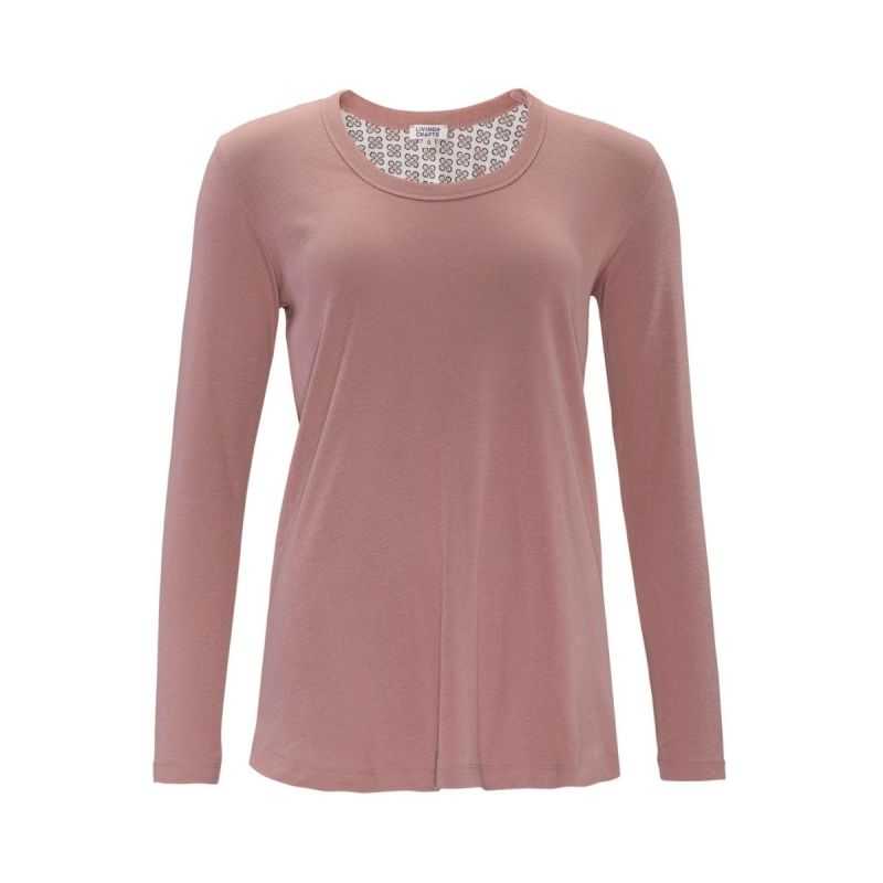 Haut de pyjama "SALISA" 100 % coton bio, vert, GOTS et VEGAN