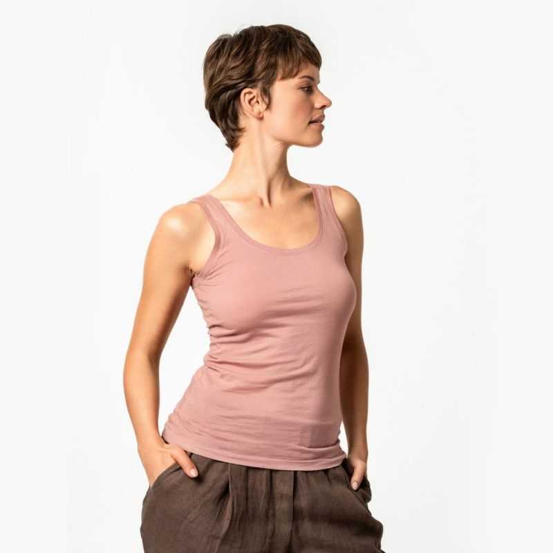 Top débardeur "APINI" à larges bretelles - 100% Coton bio