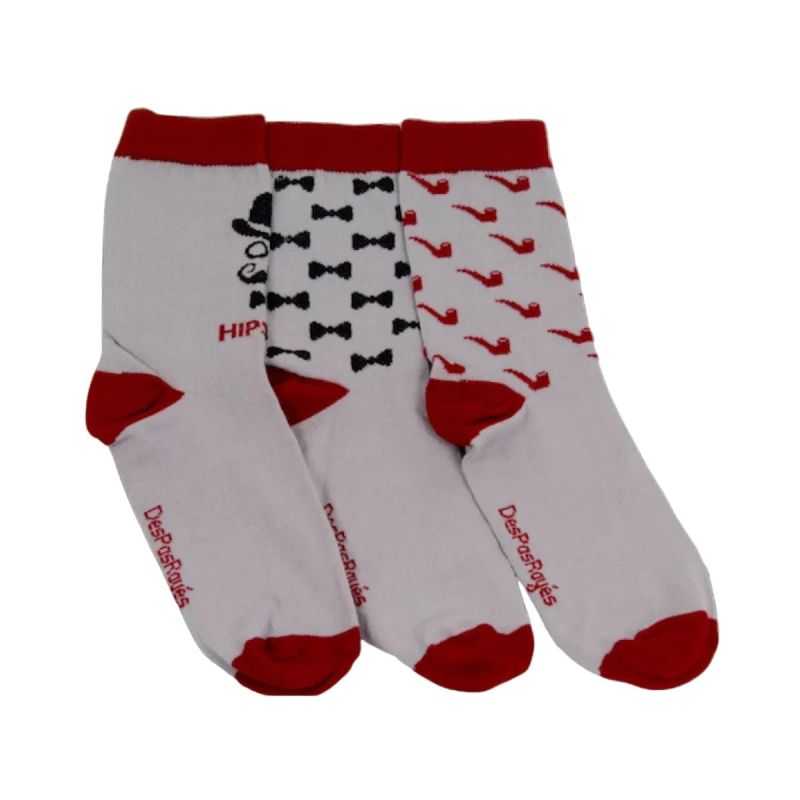 Chaussettes grises Hipster