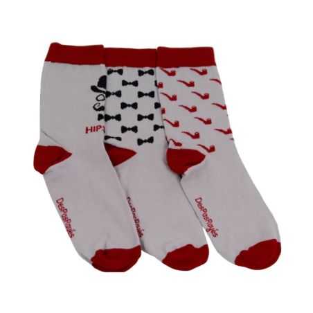 Chaussettes homme grises Hipster