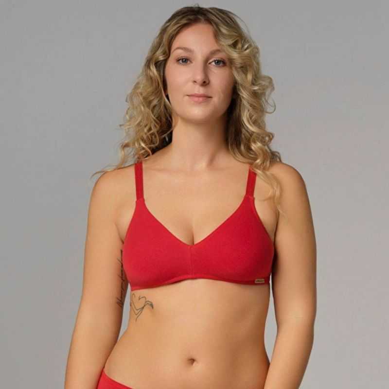Soutien-gorge sans armatures - 92% Coton bio - GOTS, Fairtrade