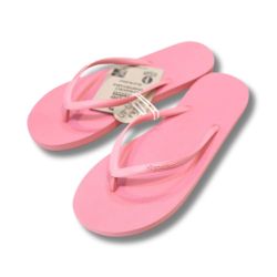 Tongs "LA CIOTAT" - Semelle & strap rose