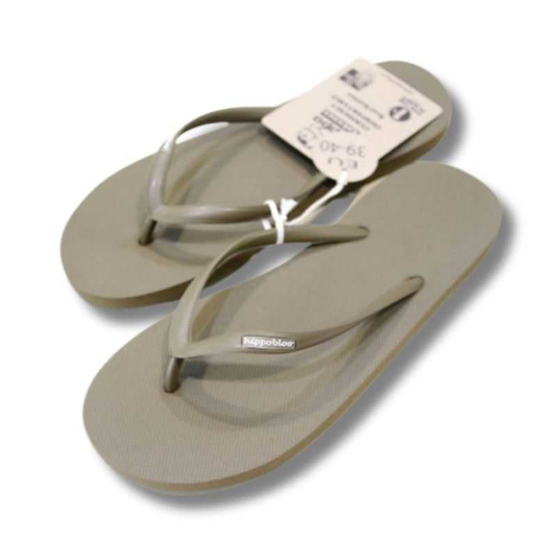 Tongs "MARCIAC" - Semelle & strap kaki