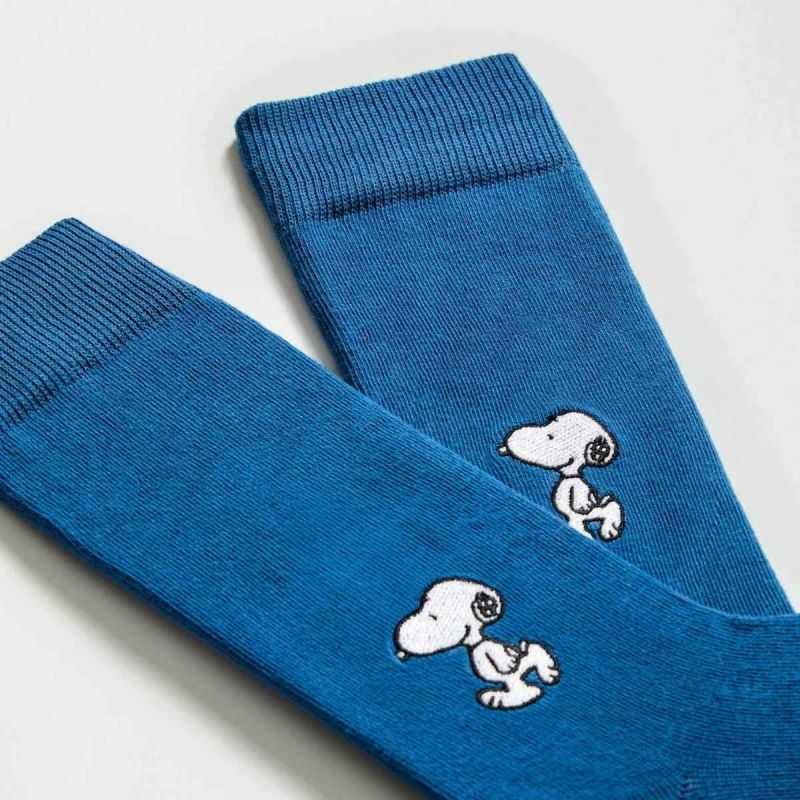 Chaussettes "SNOOPY" motif brodé- Coton bio
