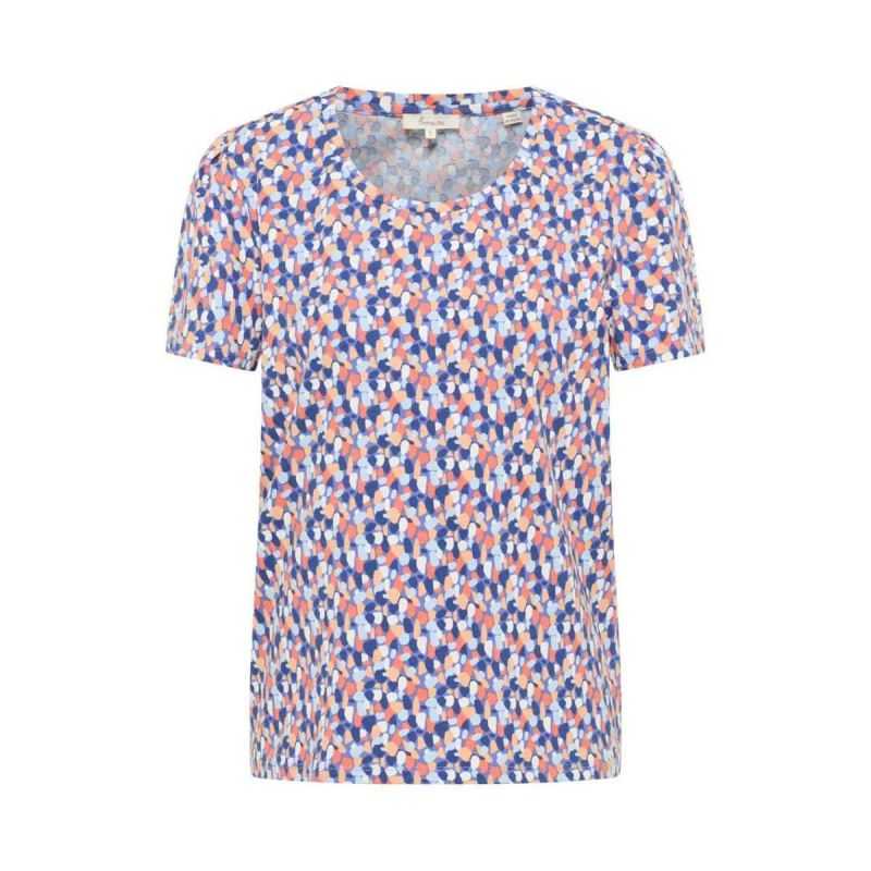 T-shirt en coton bio "LARAA", imprimé graphique - Coton bio