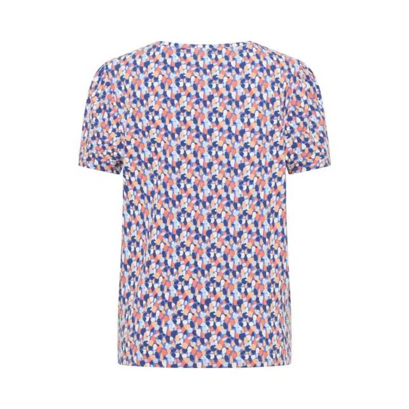 T-shirt en coton bio "LARAA", imprimé graphique - Coton bio