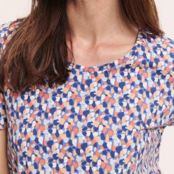 T-shirt en coton bio "LARAA", imprimé graphique - Coton bio T-shirt en coton bio "LARAA", imprimé graphique - Coton bio