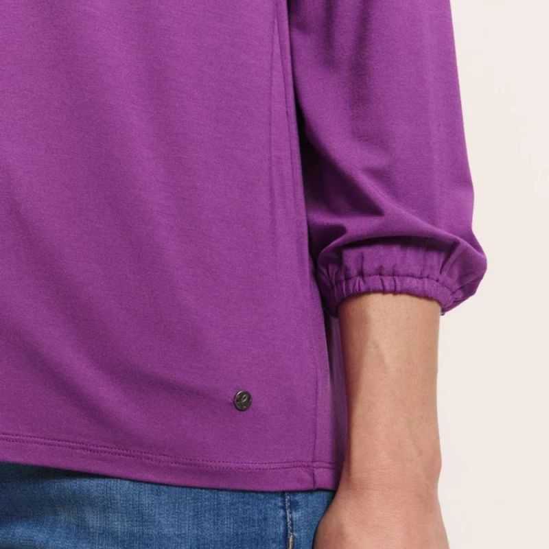 Blouse boutonnée "KAATY" en jersey - EcoVero™