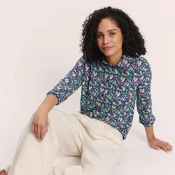 Blouse boutonnée "KAATY" en jersey - EcoVero™ Blouse boutonnée "KAATY" en jersey - EcoVero™