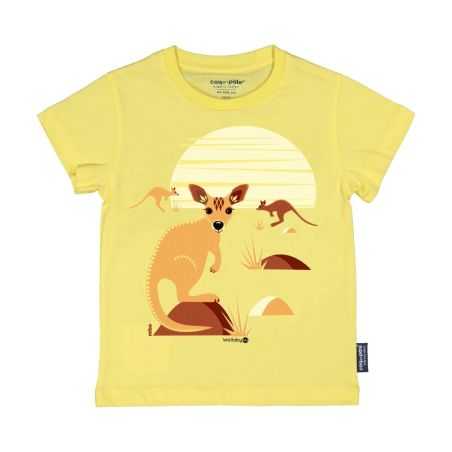 T-shirt manches courtes "WALLABY" - 100% Coton bio