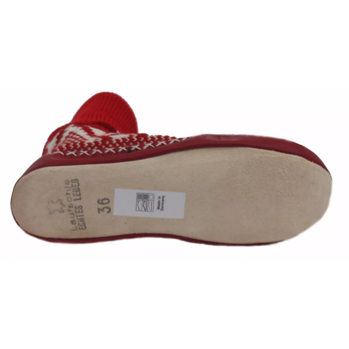 Chaussons Norvégiens rouge