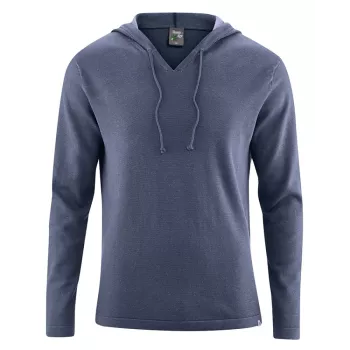 Sweat homme col V chanvre coton bio