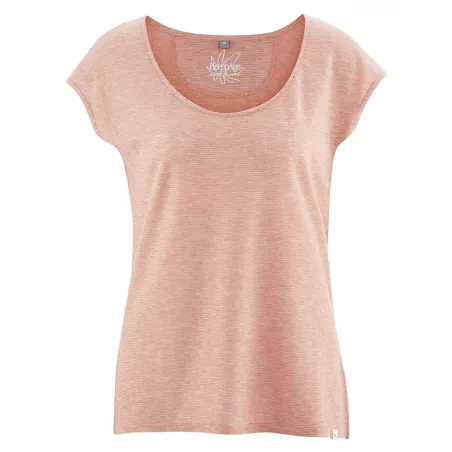 T-shirt imprimé, top sans manches coton bio chanvre Sally