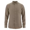 Chemise 100% matières organiques chanvre oak, marron