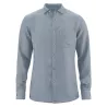 Chemise pour homme 100% chanvre hempage gris aloé