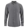 Chemise 100% chanvre pour homme gris foncé stone