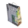 Sac en paier journal recyclé livré avec le cheche foulard gris et noir