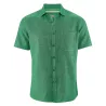 Chemise couleur vert smarag