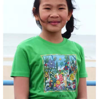 Tee-shirt bio vert Bio Magik 