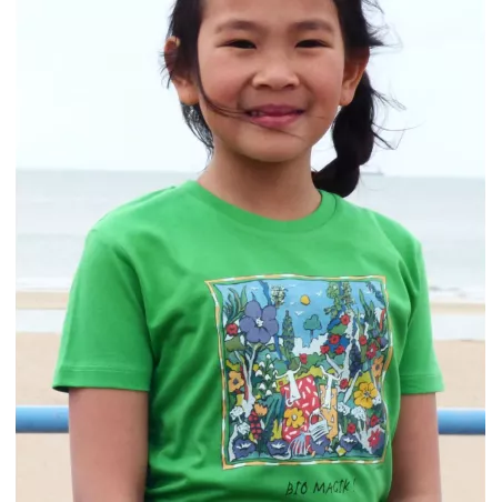 Tee-shirt bio vert Bio Magik 