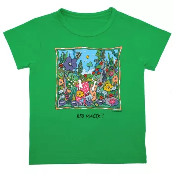 Tee-shirt bio vert Bio Magik