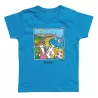 Tee-shirt bio bleu azur Holidays