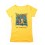 Tee-shirt femme jaune Lost in Brocéliande 