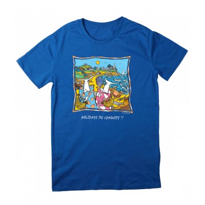 Tee-shirt bleu îles Chausey