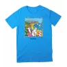 Tee-shirt bleu azur Granville