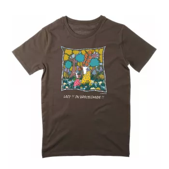 Tee-shirt kaki lost in Brocéliande
