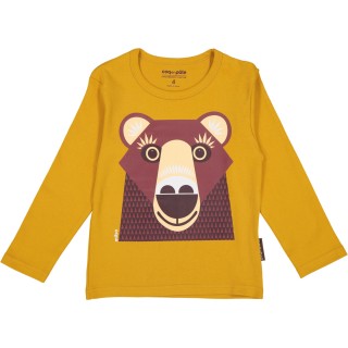 T-shirt Manches longues bio ours brun