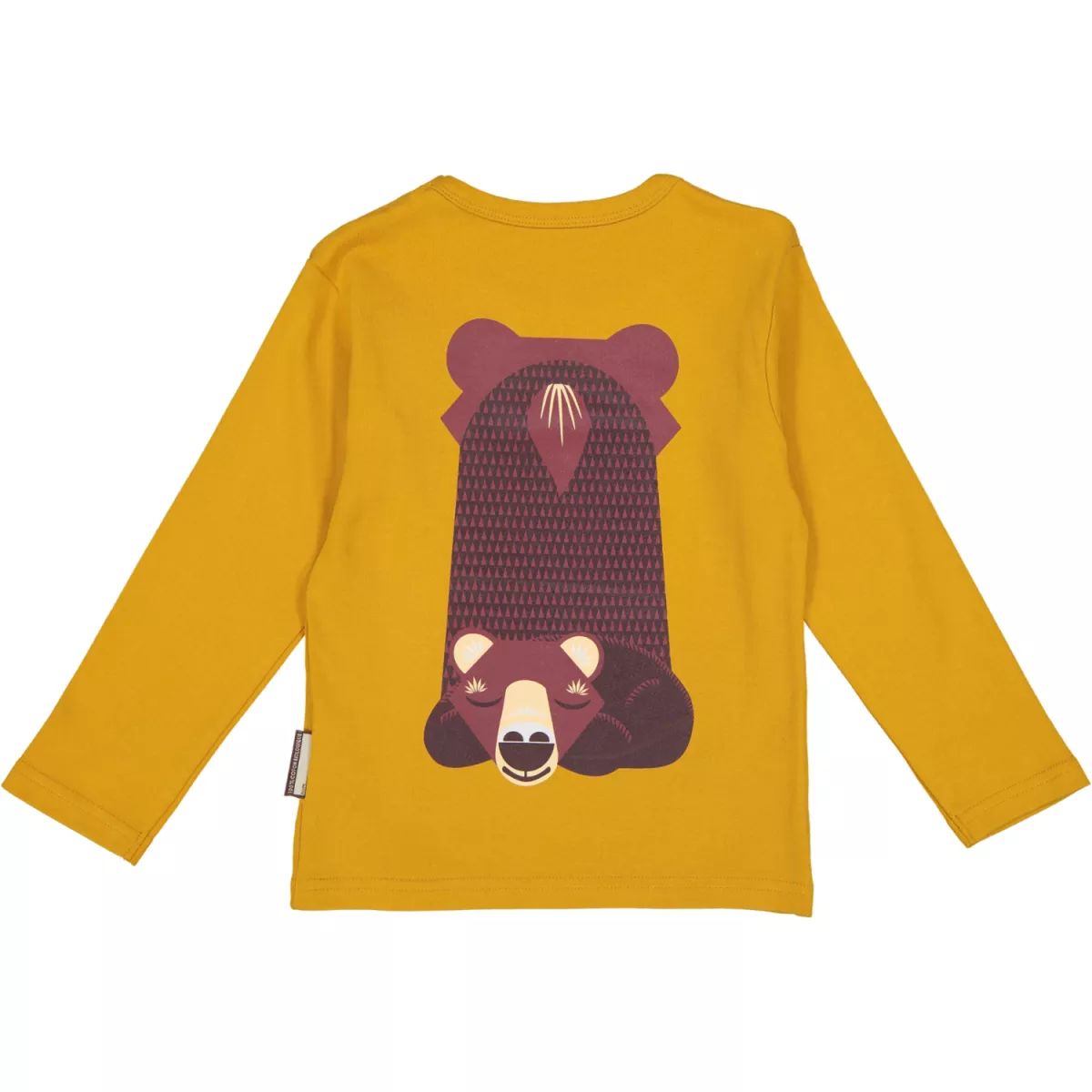 T-shirt Manches longues coton bio ours brun