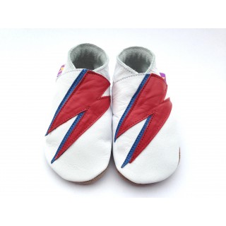 Chaussons cuir David bowie