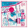 Tapis de jeux coton bio thème Ville