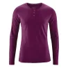 T-shirt Manches longues 45 %chanvre et 55% coton bio Daniel prune 