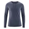 T-shirt Manches longues 45 %chanvre et 55% coton bio Daniel bleu nuit