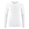 T-shirt Manches longues 45 %chanvre et 55% coton bio Daniel blanc