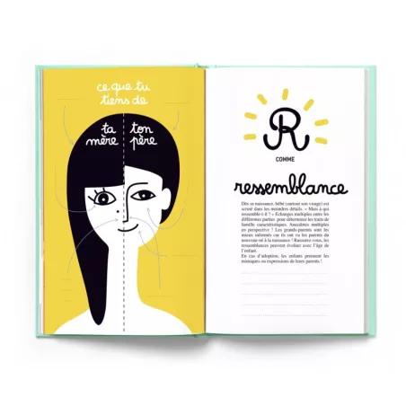 Cahier de naissance original